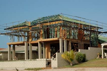 Image of dwelling being constructed